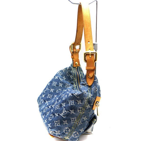 a21 3009 4 Louis Vuitton Baggy PM Handbag Denim Blue