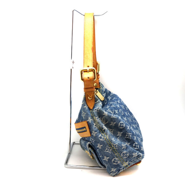 a21 3009 5 Louis Vuitton Baggy PM Handbag Denim Blue