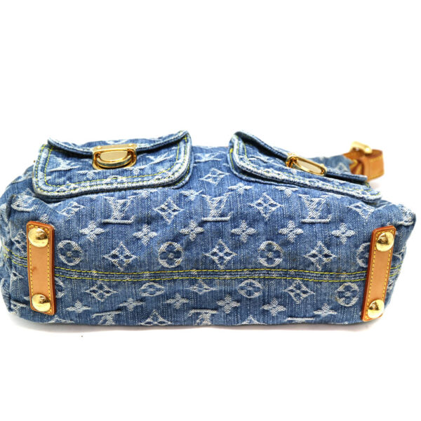 a21 3009 6 Louis Vuitton Baggy PM Handbag Denim Blue