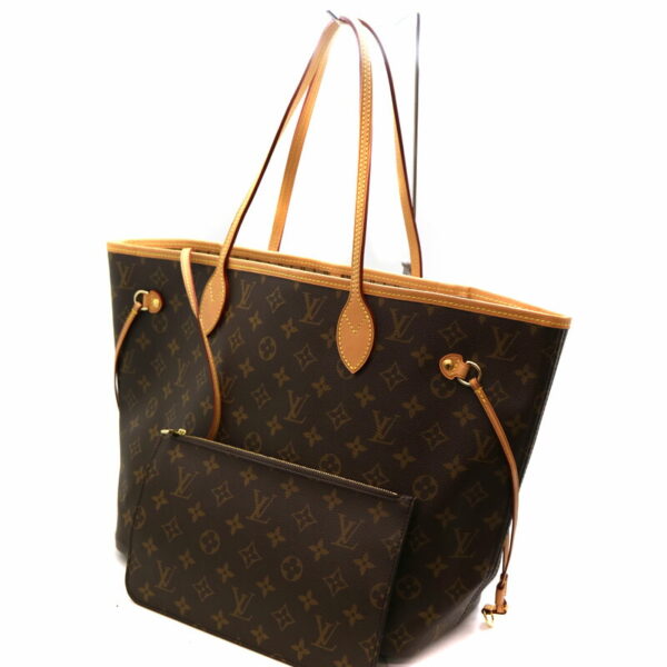 a21 3080 1 Louis Vuitton Neverfull MM Tote Bag Monogram Brown