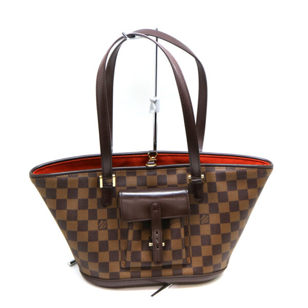 a21 3180 2 Louis Vuitton Manox PM Shoulder Bag Damier Brown