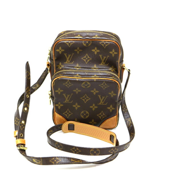 a21 3244 2 Louis Vuitton Amazon Shoulder Bag Monogram Brown