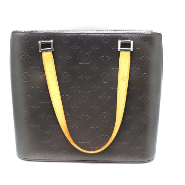 a21 3355 2 Louis Vuitton Stockton Shoulder Bag Monogram Matte Black