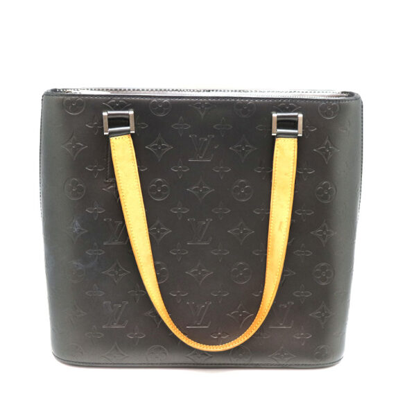 a21 3355 3 Louis Vuitton Stockton Shoulder Bag Monogram Matte Black