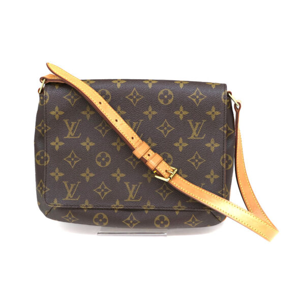 a21 3382 2 Louis Vuitton Musette Tango Shoulder Bag Monogram Brown