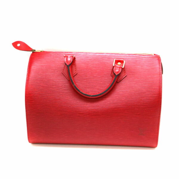 a21 3461 3 Louis Vuitton Speedy 30 Handbag Epi Red