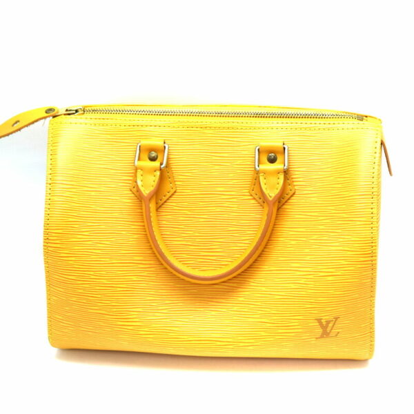 a21 3493 3 Louis Vuitton Speedy 25 Handbag Epi Yellow