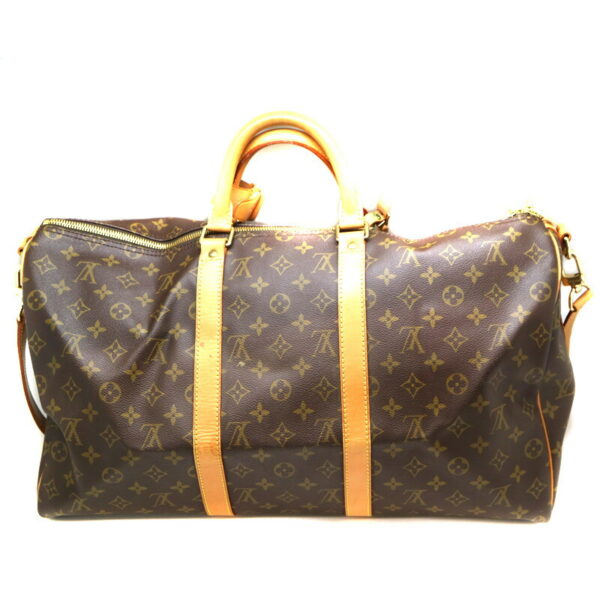 a21 3594 3 Louis Vuitton Keepall Bandouliere 50 Bag Monogram Brown