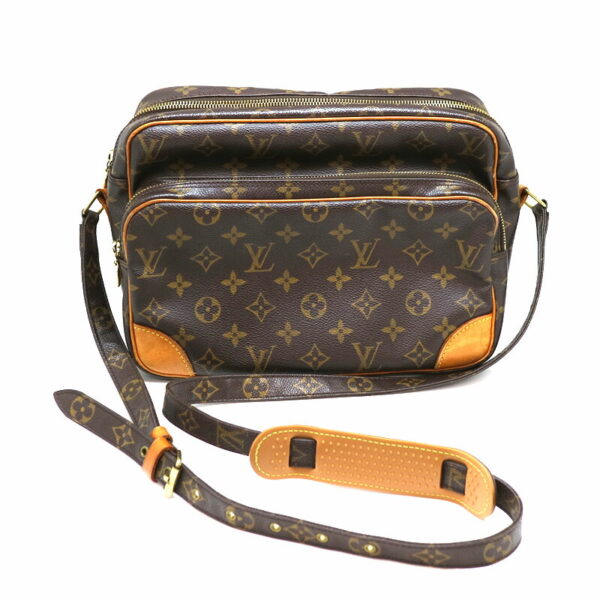 a21 3613 2 Louis Vuitton Nile Shoulder Bag Monogram Brown