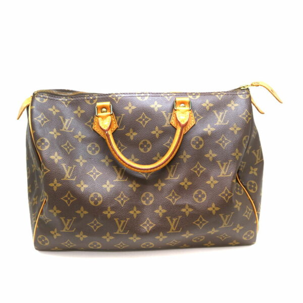 a21 3640 2 Louis Vuitton Speedy 35 Handbag Monogram Brown