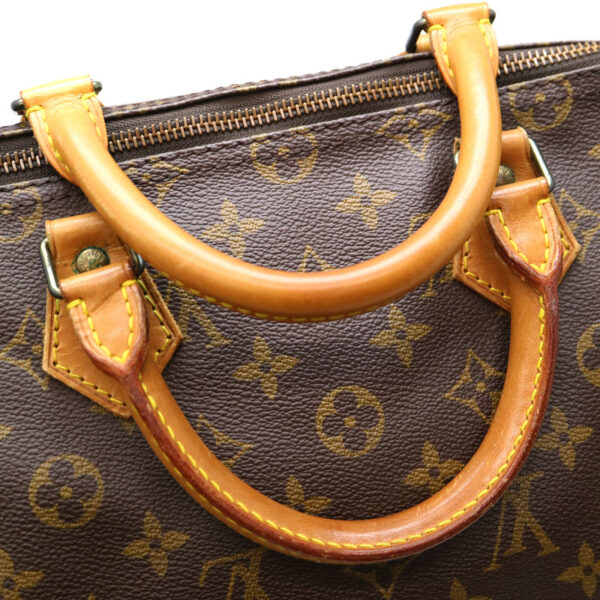 a21 3640 9 Louis Vuitton Speedy 35 Handbag Monogram Brown