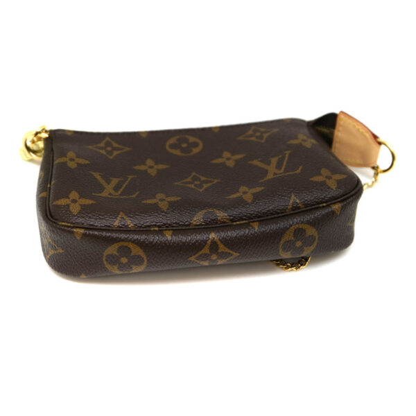 a21 3730 6 Louis Vuitton Mini Pochette Accessories Pouch Monogram Brown