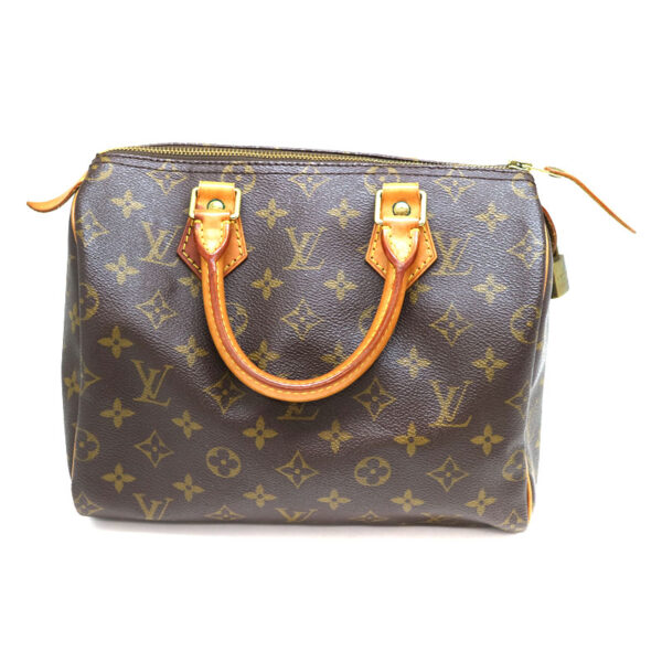 a21 3768 2 Louis Vuitton Speedy 25 Handbag Monogram Brown