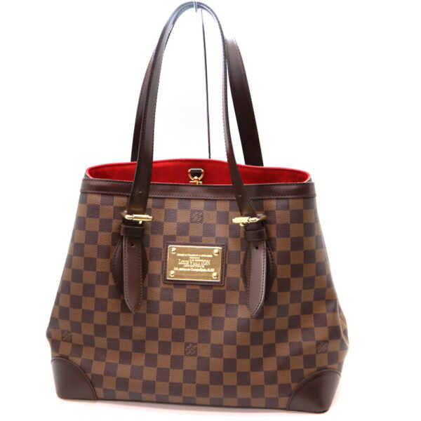 a21 389 2 Louis Vuitton Hampstead MM Tote Bag Damier Brown