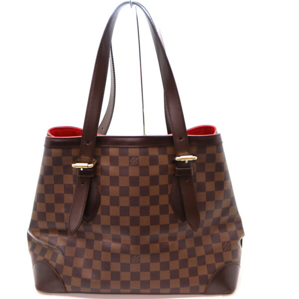 a21 389 3 Louis Vuitton Hampstead MM Tote Bag Damier Brown