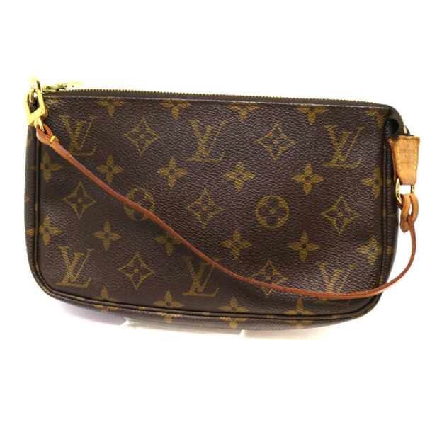 a21 4090 2 Louis Vuitton Pochette Accessory Pouch Monogram Brown