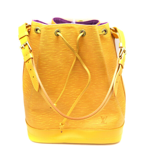 a21 4138 2 Louis Vuitton Noe Handbag Epi Yellow