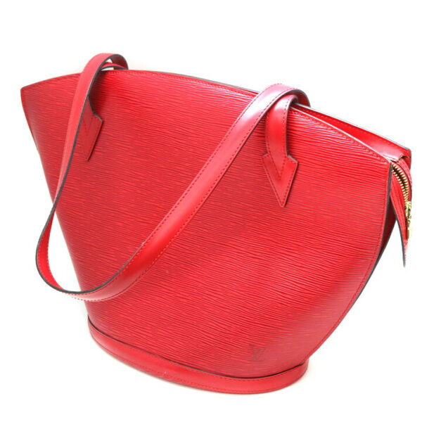 a21 4910 1 Louis Vuitton Saint Jacques Shopping Shoulder Bag Epi Red