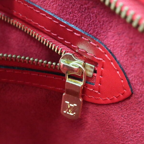 a21 4910 12 Louis Vuitton Saint Jacques Shopping Shoulder Bag Epi Red