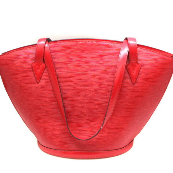 a21 4910 3 Louis Vuitton Saint Jacques Shopping Shoulder Bag Epi Red