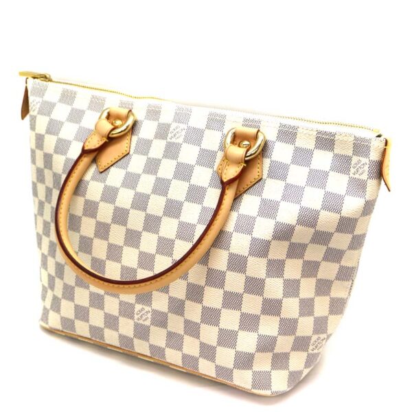 a21 4965 1 Louis Vuitton Saleya PM Handbag Damier White