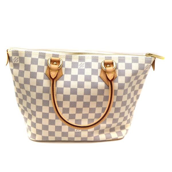 a21 4965 3 Louis Vuitton Saleya PM Handbag Damier White