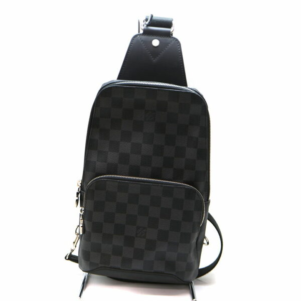 a21 5156 2 Louis Vuitton Avenue Sling Bag Body Bag Damier Black