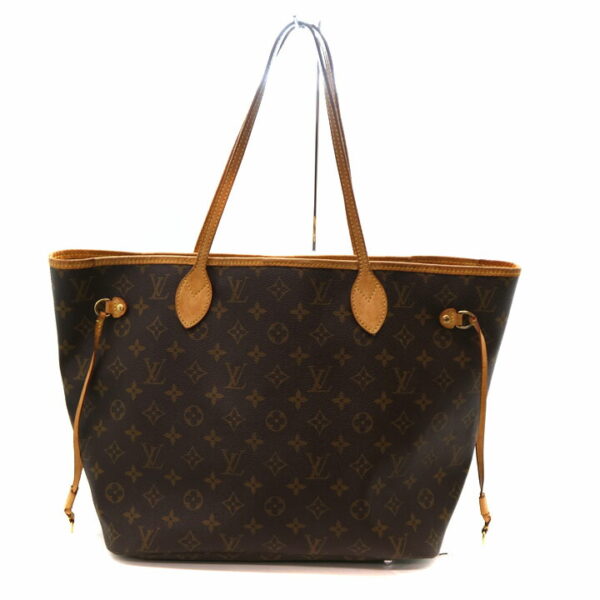 a21 5191 2 Louis Vuitton Neverfull MM Tote Bag Monogram Brown