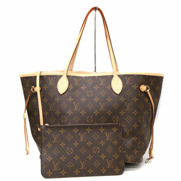 a21 5234 1 Louis Vuitton Neverfull MM Shoulder Bag Monogram Brown