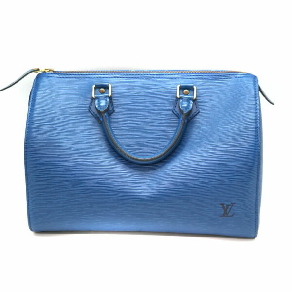 a21 5278 2 Louis Vuitton Speedy 30 Handbag Epi Blue