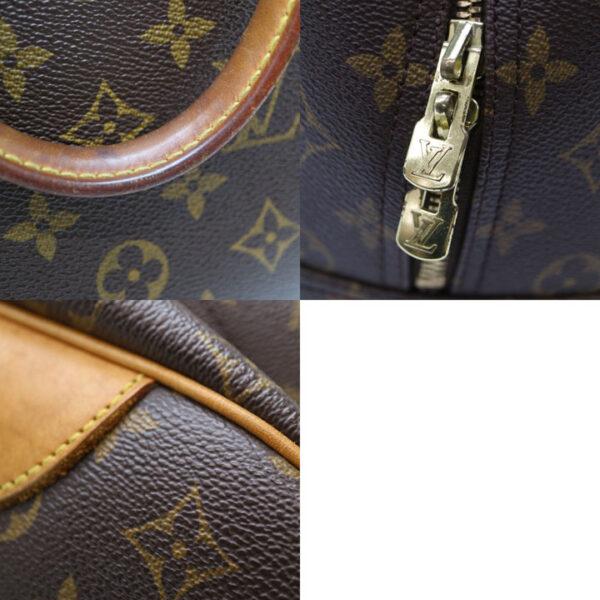 a21 5390 8 Louis Vuitton Bowling Vanity Handbag Monogram Brown