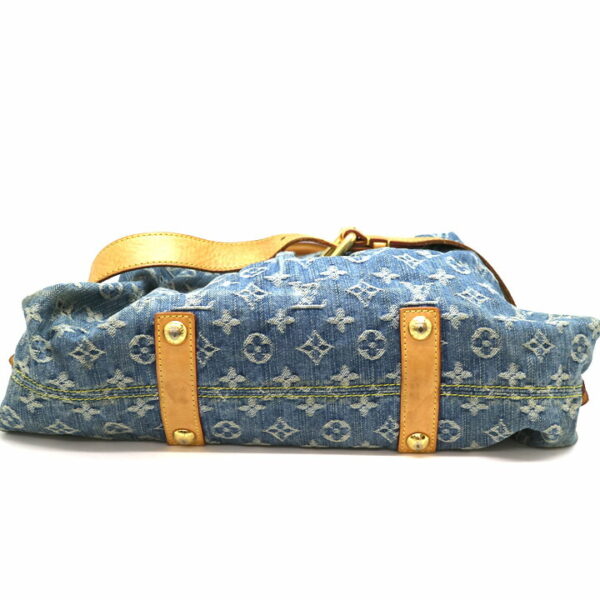 a21 5498 6 Louis Vuitton Neo Cabby MM Handbag Monogram Denim Blue