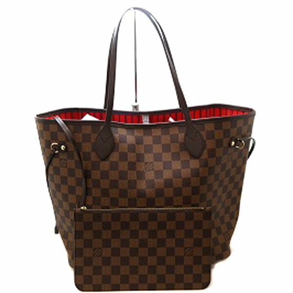 a21 55520 Louis Vuitton Neverfull MM Damier Canvas Tote Bag