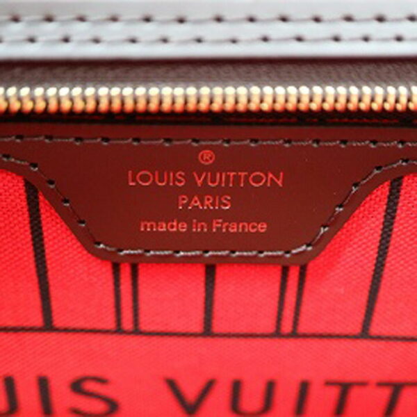 a21 5552001 Louis Vuitton Neverfull MM Damier Canvas Tote Bag