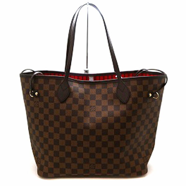 a21 555202 Louis Vuitton Neverfull MM Damier Canvas Tote Bag