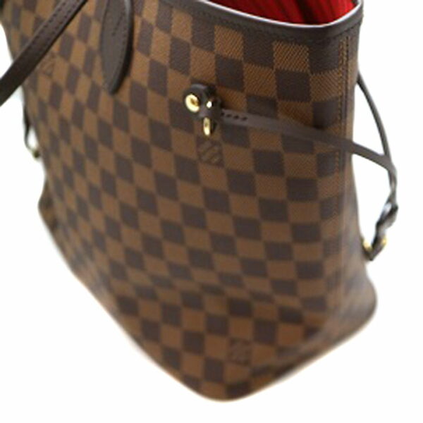 a21 555206 Louis Vuitton Neverfull MM Damier Canvas Tote Bag