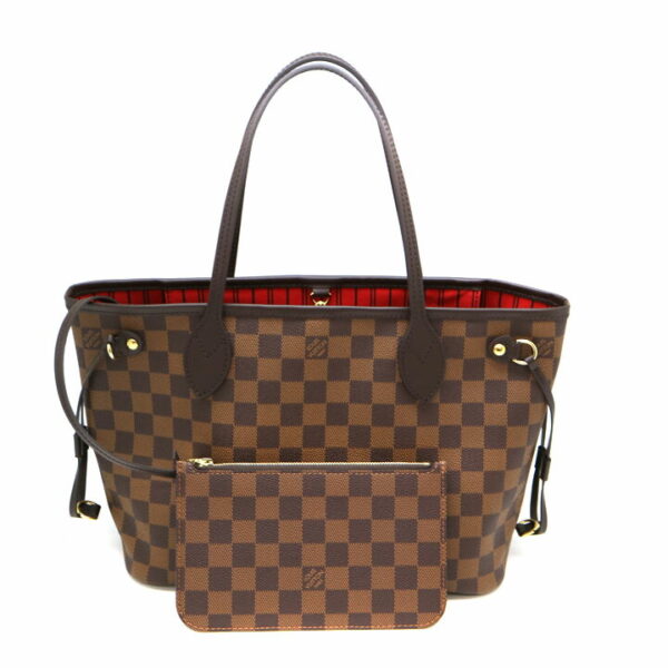 a21 5752 2 Louis Vuitton Neverfull PM Tote Bag Damier Brown