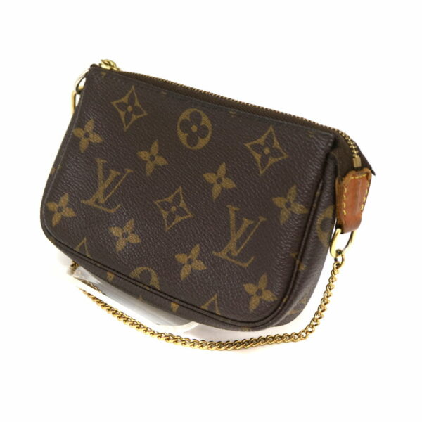 a21 5885 1 Louis Vuitton Mini Pochette Accessory Pouch Monogram Brown