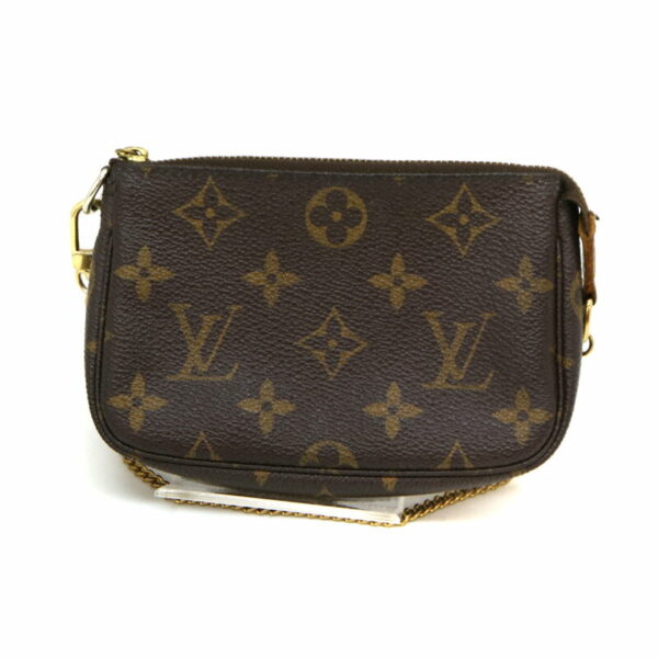 a21 5885 2 Louis Vuitton Mini Pochette Accessory Pouch Monogram Brown