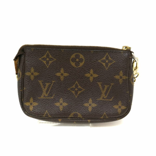 a21 5885 3 Louis Vuitton Mini Pochette Accessory Pouch Monogram Brown