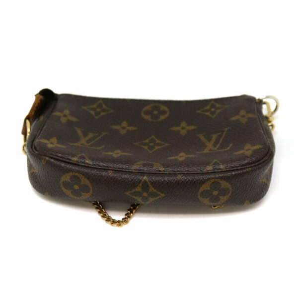 a21 5885 6 Louis Vuitton Mini Pochette Accessory Pouch Monogram Brown