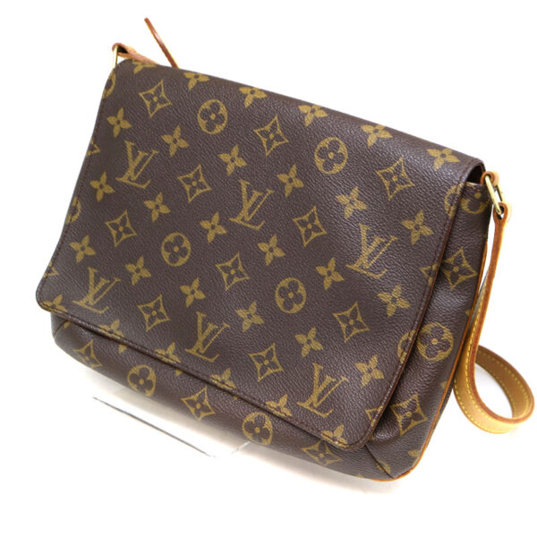 a21 6 1 Louis Vuitton Musette Tango Shoulder Bag Monogram Brown