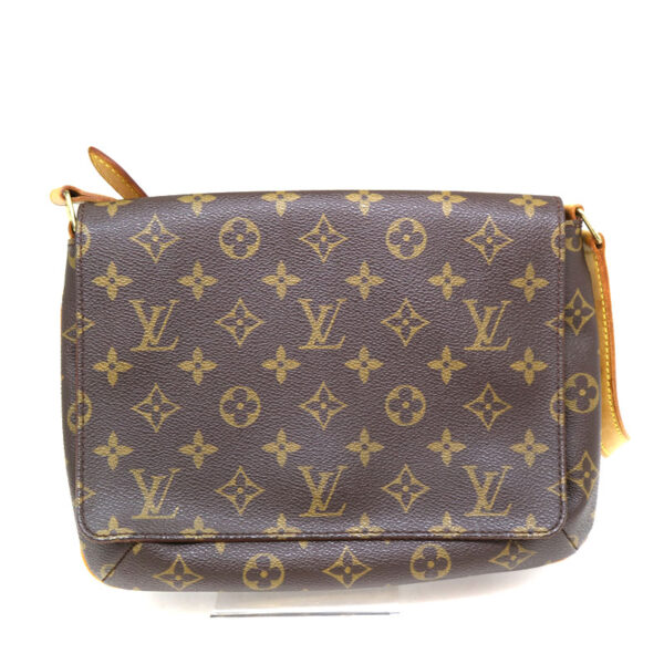 a21 6 2 Louis Vuitton Musette Tango Shoulder Bag Monogram Brown