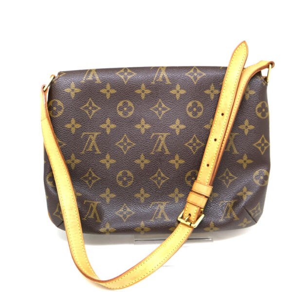 a21 6 3 Louis Vuitton Musette Tango Shoulder Bag Monogram Brown