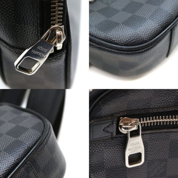 a21 6049 6 Louis Vuitton Umbraer Body Bag Damier Black