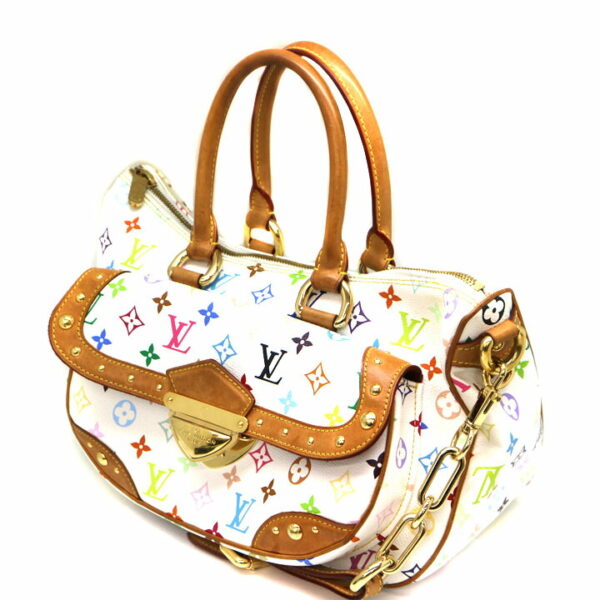 a21 6450 1 Louis Vuitton Rita Handbag Monogram Multicolor White