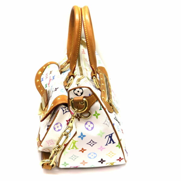 a21 6450 4 Louis Vuitton Rita Handbag Monogram Multicolor White