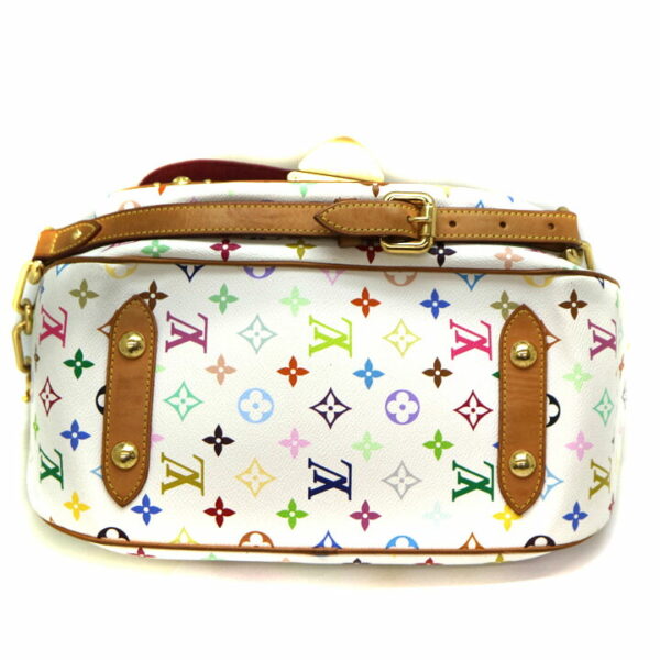 a21 6450 6 Louis Vuitton Rita Handbag Monogram Multicolor White