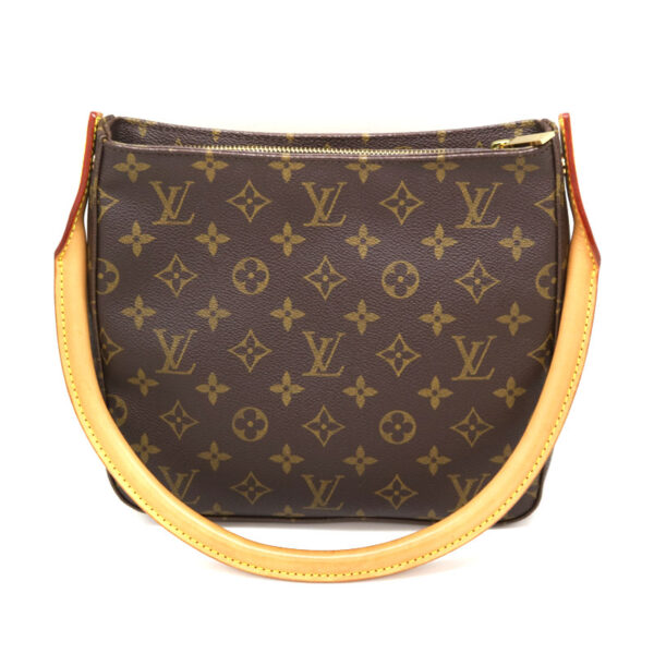 a21 6703 2 Louis Vuitton Looping MM Shoulder Bag Monogram Brown