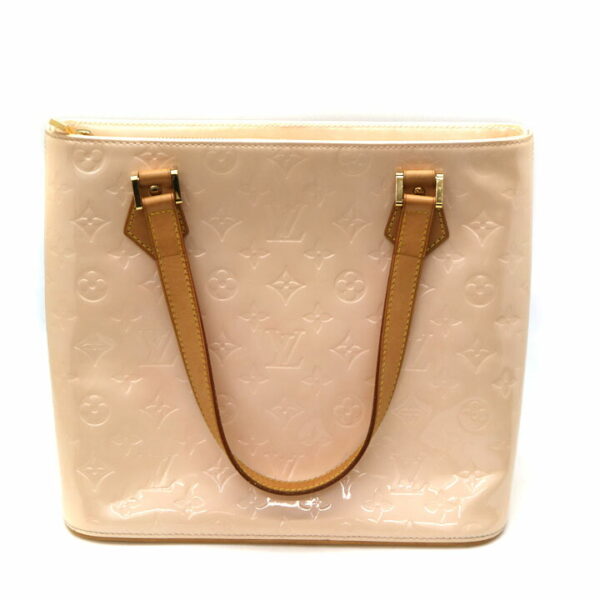 a21 6763 2 Louis Vuitton Houston Handbag Monogram Vernis Pink Beige